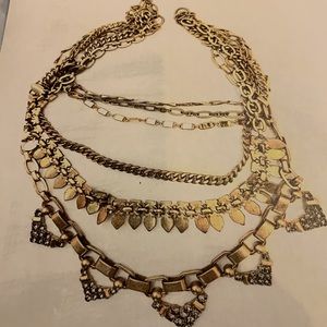 Stella & Dot Gold Tone “Sutton” Necklace